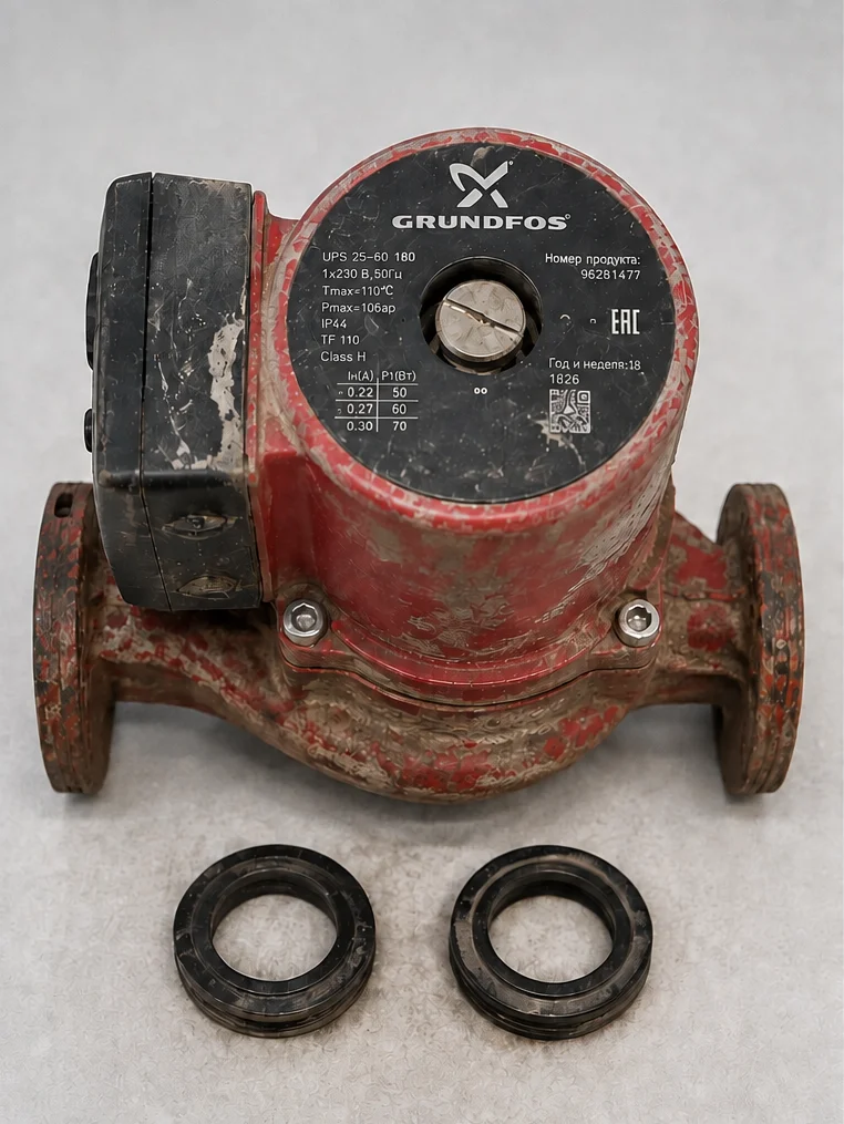 Ремонт циркуляционного насоса Grundfos