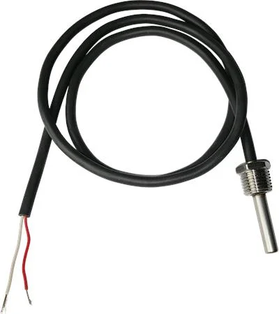 Temperature sensor Pt100B -50-200C 2,0m R1/4