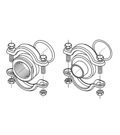 Зажимная муфта в сборе, с резьбой